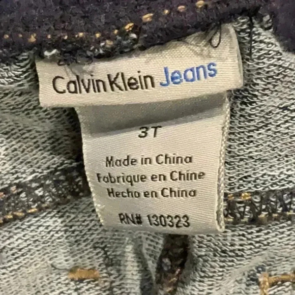 Bundle of 3 pants GB Girls, Calvin Klein jeans, Flapdoodles - Picture 7 of 8